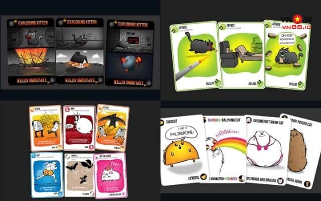 Cách tính toán vị trí đặt lá Exploding Kittens